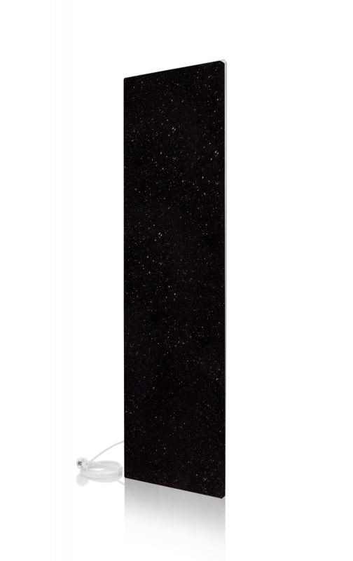 Infrarot-Strahlungsheizpaneel "Granit Black Galaxy" 800W (118x32 cm) - zum Schließen ins Bild klicken