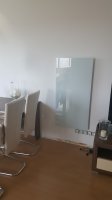 Infrarot-Strahlungsheizpaneel "Glas/weiß" 300W (60x60 cm)