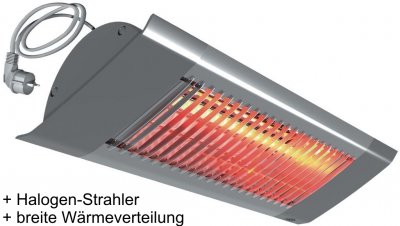 Infrarot Halogen-Strahler IHW (breite Wärmeverteilung) 1000W