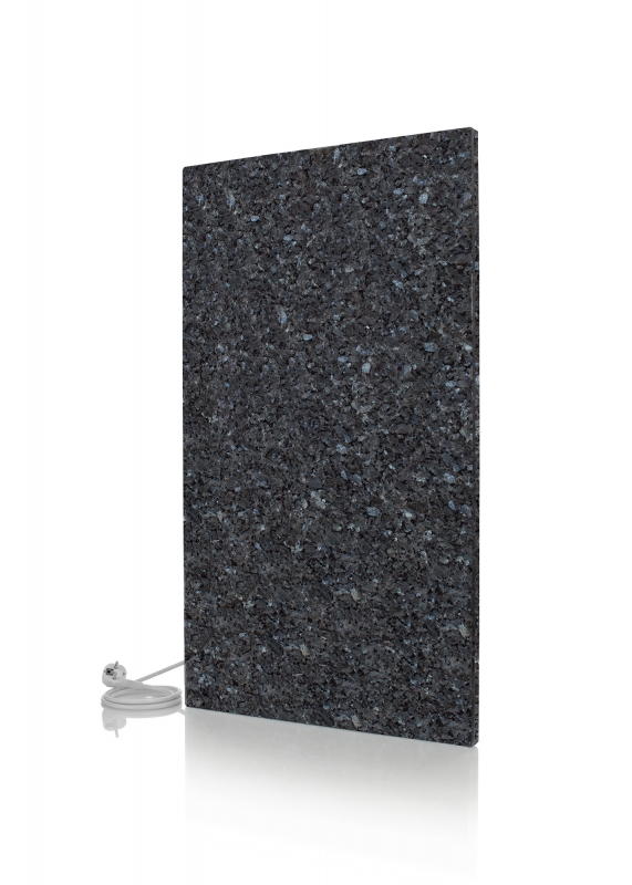 Infrarot-Strahlungsheizpaneel "Granit Blue Pearl" 800W (82x47 cm) - zum Schließen ins Bild klicken