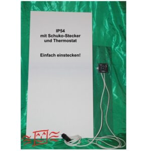 Infrarot Heizpaneel IP54 mit Thermostat
