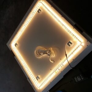 Infrarot-Heizpaneel mit LED-Beleuchtung